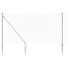 vidaXL Hegnsp&aelig;l S&oslash;lv 10 x 1,2 m (40 x 40 mm net) St&aring;l