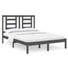 vidaXL sengeramme 120x190 cm Small Double massivt tr&aelig; gr&aring;