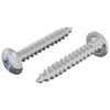 vidaXL Tr&aelig;skruer 2 stk. S&oslash;lv M4 x 25 mm St&aring;l