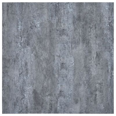 vidaXL selvklæbende gulvbrædder 20 stk. 1,86 m² PVC grå marmor