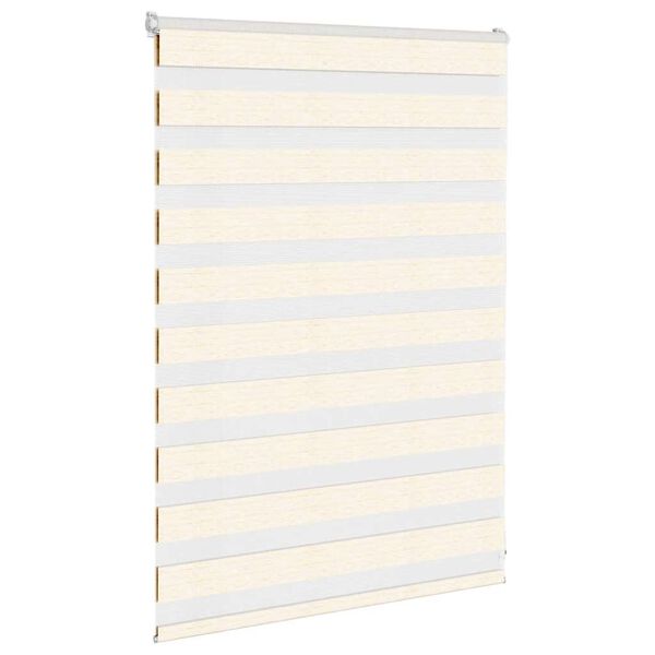 vidaXL zebragardin marmorbeige 100x100 cm stofbredde 95,9 cm polyester