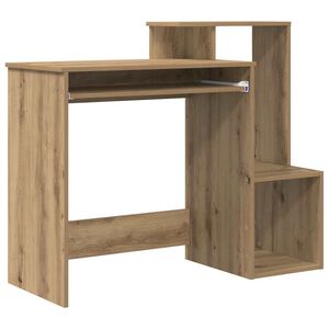 vidaXL Bord Artisan Egetr&aelig; 106 x 41 x 88,5 cm Konstrueret tr&aelig;