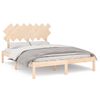 vidaXL sengeramme 140x190 cm massivt tr&aelig;