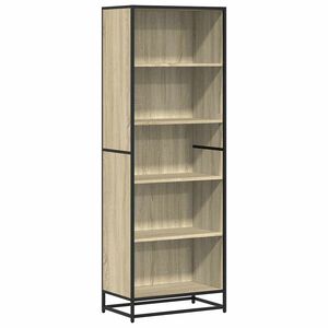 vidaXL bogreol 60x35x170,5 cm konstrueret tr&aelig; sonoma-eg