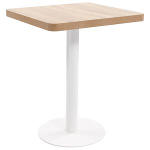 vidaXL bistrobord 60x60 cm MDF lysebrun