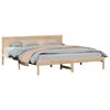 vidaXL Sengestel Brun 180 x 200 cm Massivt fyrretr&aelig;