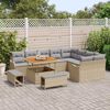 vidaXL Havesofa Sæt 12 pcs Beige polyrattan