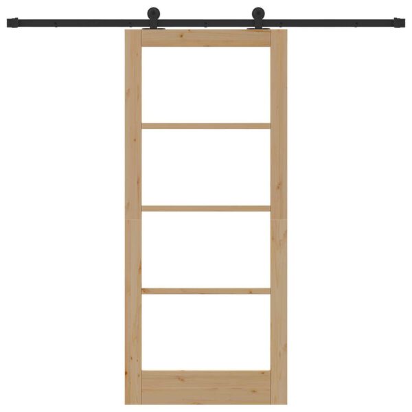 vidaXL Skyded&oslash;r ORKDAL Naturfarvet 86 x 198,5 cm