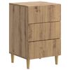 vidaXL Natskab med skuffe Artisan-eg 43 x 41 x 66,5 cm Konstrueret tr&aelig;