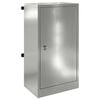 vidaXL postkasse med opbevaring Sort 30 x 20 x 55 cm Galvaniseret st&aring;l