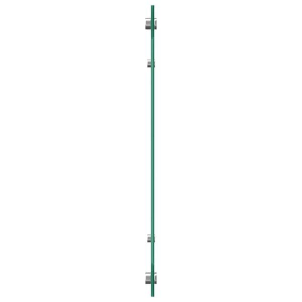 vidaXL K&oslash;kken bagv&aelig;g Sort 110 x 40 x 0,6 cm h&aelig;rdet glas