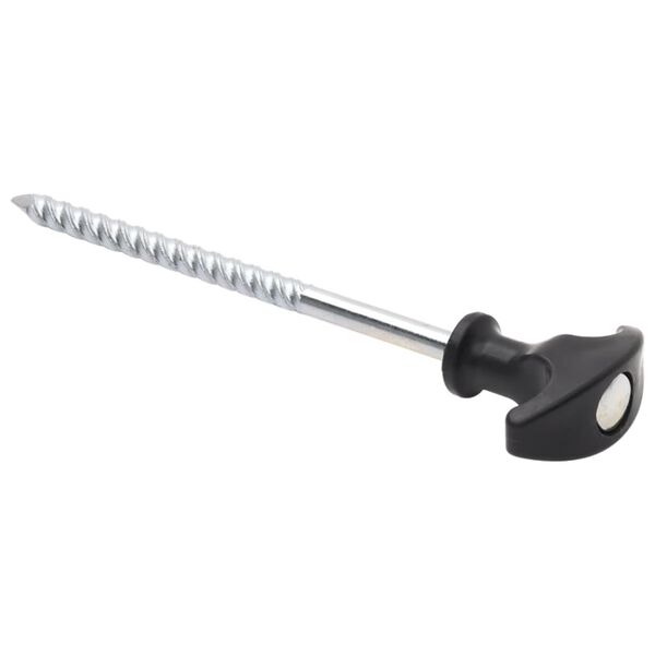 vidaXL teltpløkker 12 stk. 17 cm Ø7 mm galvaniseret stål
