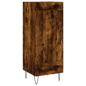 vidaXL sk&aelig;nk 34,5x34x90 cm konstrueret tr&aelig; r&oslash;get egetr&aelig;sfarve
