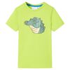 T-shirt til b&oslash;rn str. 116 limegr&oslash;n