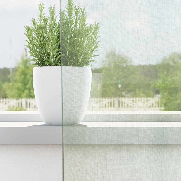 vidaXL voile-gardiner med stanglommer 2 stk. lysegr&aring;