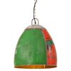 vidaXL industriel h&aelig;ngelampe 42 cm E27 25 W flerfarvet rund