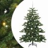 vidaXL Kunstigt Hinged Juletr&aelig; Gr&oslash;n 150 cm PVC og St&aring;l