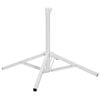 vidaXL Parasol Stativ Hvid St&aring;l til 25-32 mm Stang