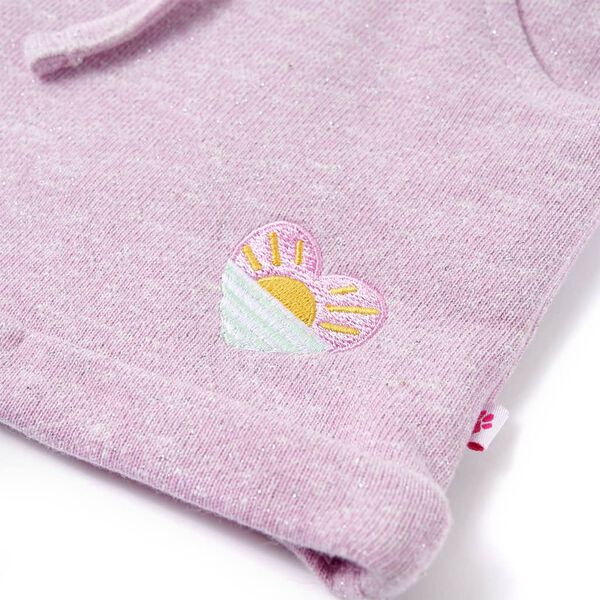 Shorts til b&oslash;rn str. 140 med snor lilla