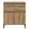 vidaXL Sideboard Artisan Egetr&aelig; 60 x 35 x 70 cm Ingeni&oslash;rt tr&aelig; og jern
