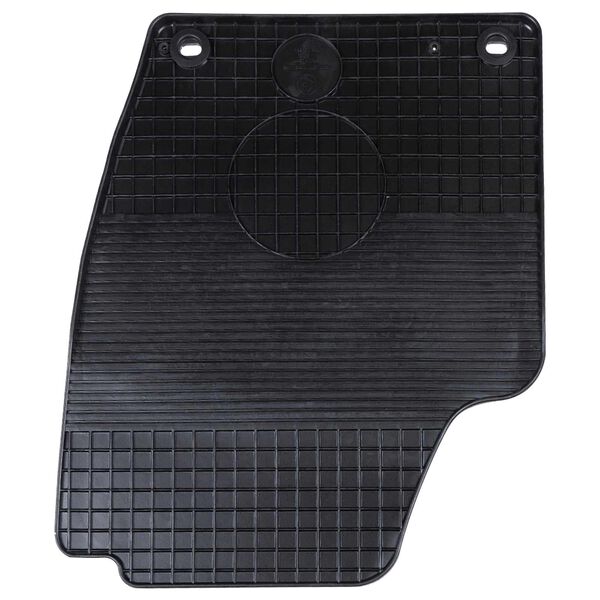 vidaXL Bilm&aring;tte 4 pcs Sort passer til VW POLO 10 / 01-09 NS Gummi