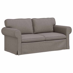 vidaXL Sofa Gr&aring;brun 175 x 82 x 80 cm Stof