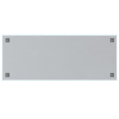 vidaXL væghængt magnettavle 100x40 cm hærdet glas hvid