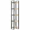 vidaXL bogreol med 5 hylder 40x30x180 cm massivt mangotr&aelig;