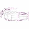 vidaXL Opbevaringsseng med madras Gr&aring;brun 180 x 200 cm Faux l&aelig;der