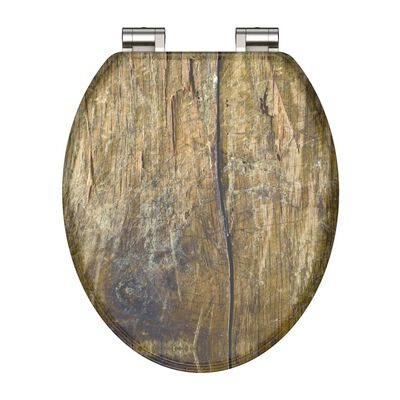 SCHÜTTE toiletsæde Solid Wood MDF brun