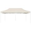 vidaXL foldbart festtelt aluminium 6 x 3 m cremefarvet