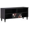 vidaXL Opbevaringsskabe Flerfarvet 100 x 33,5 x 46 cm Massivt mangotr&aelig;