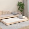 vidaXL sengeramme uden madras 90x200 cm massivt fyrretr&aelig;