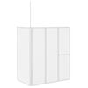Brusev&aelig;g 70x120x137 cm L-formet 4 paneler foldbar