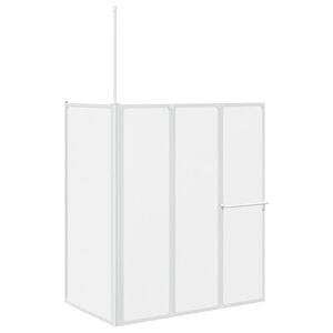 Brusev&aelig;g 70x120x137 cm L-formet 4 paneler foldbar