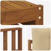 vidaXL Udend&oslash;rs sofagruppe med pude 7 pcs Naturlig og Beige