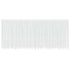 vidaXL Lace Gardin Hvid 140 x 600 cm Polyester