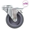 vidaXL drejehjul med bolthul 16 stk. 75 mm