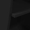vidaXL Hj&oslash;rneskab Sort 32x32x102cm Konstrueret tr&aelig;