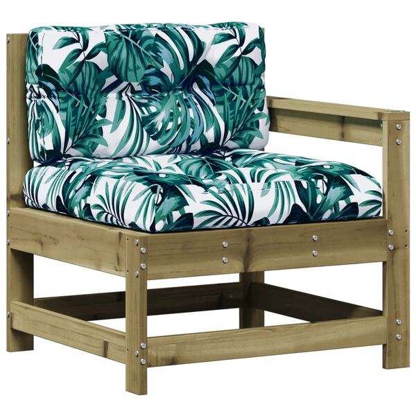 vidaXL lounges&aelig;t til haven 6 dele med hynder impr&aelig;gneret fyrretr&aelig;