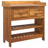 vidaXL Havekabinet Naturfarvet 78 x 36,5 x 78 cm Massivt Akacietr&aelig;