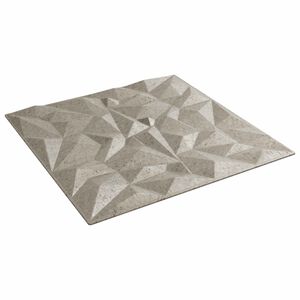 vidaXL V&aelig;gpaneler 12 stk. 50 x 50 cm Amethyst Beton XPS Skum