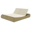 vidaXL loungeseng polyrattan beige