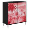 vidaXL Sideboard AACHEN Sort eg 69 x 33 x 76 cm Konstrueret tr&aelig;