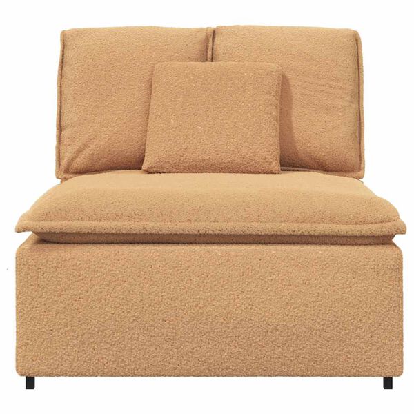 vidaXL modulopbygget sofacentermodul med hynder 100 cm beige