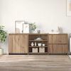 vidaXL Sideboard 3 pcs Artisan Egetr&aelig; 70 x 41 x 75 cm Konstrueret tr&aelig;