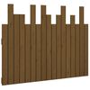 vidaXL sengegavl 108x3x80 cm massivt fyrretr&aelig; gyldenbrun