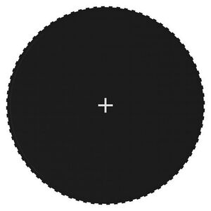 vidaXL trampolinm&aring;tte til 14 ft/4,27 m rund trampolin stof sort