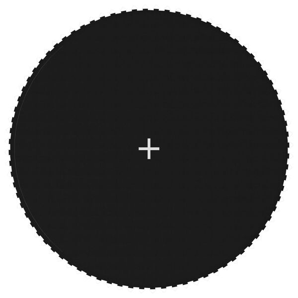 vidaXL trampolinmåtte til 14 ft/4,27 m rund trampolin stof sort