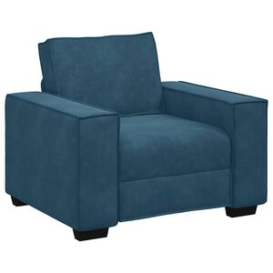 vidaXL sofastol 100x78x84 cm fl&oslash;jl bl&aring;